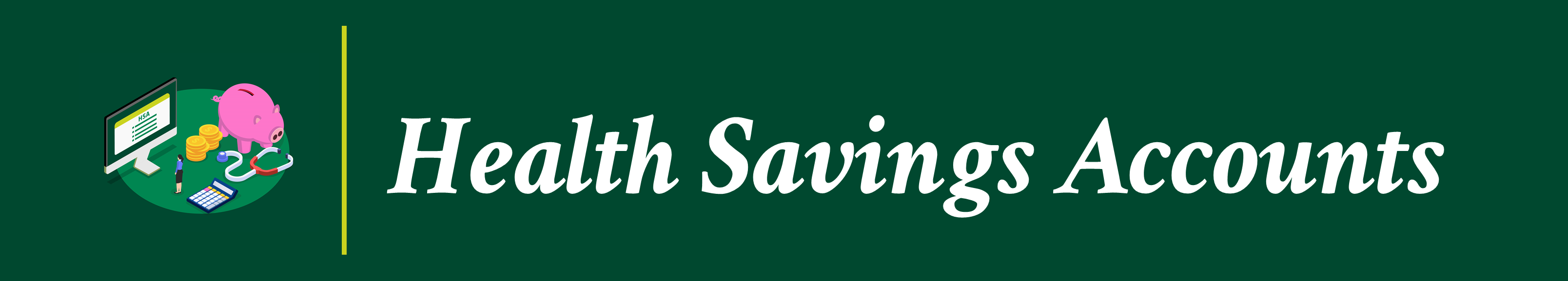 Health Savings Account Banner